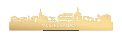 Standing Skyline Musselkanaal Goud Metallic
