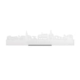 Standing Skyline Musselkanaal Wit glanzend gerecycled kunststof cadeau decoratie relatiegeschenk van WoodWideCities