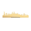 Standing Skyline New York Metallic Goud gerecycled kunststof cadeau decoratie relatiegeschenk van WoodWideCities