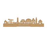 Standing Skyline Nieuwkoop Bamboe houten cadeau decoratie relatiegeschenk van WoodWideCities