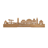 Standing Skyline Nieuwkoop Eiken houten cadeau decoratie relatiegeschenk van WoodWideCities