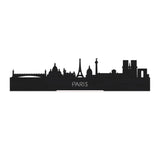 Standing Skyline Parijs Zwart houten cadeau decoratie relatiegeschenk van WoodWideCities