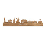 Standing Skyline Rhenen Eiken houten cadeau decoratie relatiegeschenk van WoodWideCities