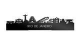Standing Skyline Rio de Janeiro Zwart Glanzend