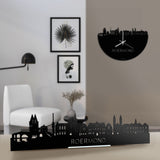 Standing Skyline Roermond Zwart glanzend gerecycled kunststof cadeau decoratie relatiegeschenk van WoodWideCities
