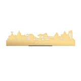 Standing Skyline Rome Metallic Goud gerecycled kunststof cadeau decoratie relatiegeschenk van WoodWideCities