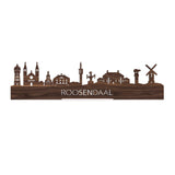Standing Skyline Roosendaal Noten houten cadeau decoratie relatiegeschenk van WoodWideCities