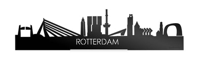 Standing Skyline Rotterdam Zwart Glanzend