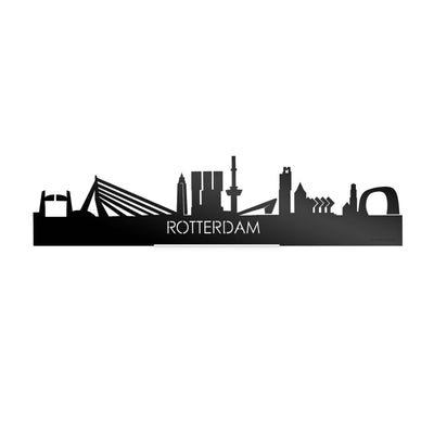 Standing Skyline Rotterdam Black Glossy
