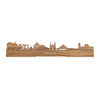 Standing Skyline Sneek Eiken 40 cm  houten cadeau decoratie relatiegeschenk van WoodWideCities