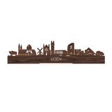 Standing Skyline Uden Noten houten cadeau decoratie relatiegeschenk van WoodWideCities