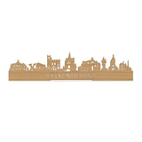 Standing Skyline Valkenswaard Bamboe 40 cm  houten cadeau decoratie relatiegeschenk van WoodWideCities