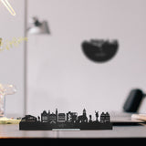 Standing Skyline Venlo Zwart houten cadeau decoratie relatiegeschenk van WoodWideCities