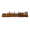 Standing Skyline Vlaardingen Palissander houten cadeau decoratie relatiegeschenk van WoodWideCities