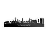 Standing Skyline Vlaardingen Zwart Glanzend