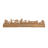 Standing Skyline Westerwolde Eiken houten cadeau decoratie relatiegeschenk van WoodWideCities