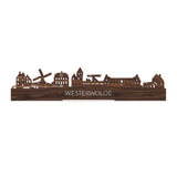 Standing Skyline Westerwolde Noten houten cadeau decoratie relatiegeschenk van WoodWideCities