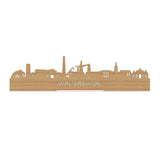 Standing Skyline Winterswijk Bamboe 40 cm  houten cadeau decoratie relatiegeschenk van WoodWideCities