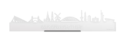 Standing Skyline WoodWideCities White Glossy