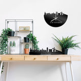Standing Skyline Zoetermeer Zwart glanzend gerecycled kunststof cadeau decoratie relatiegeschenk van WoodWideCities