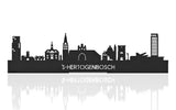 Standing Skyline 's-Hertogenbosch Black
