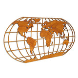 The Globe Hunter Brown 120x60 cm Populieren houten cadeau decoratie relatiegeschenk van WoodWideCities