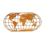 The Globe Hunter Brown 120x60 cm Populieren houten cadeau decoratie relatiegeschenk van WoodWideCities