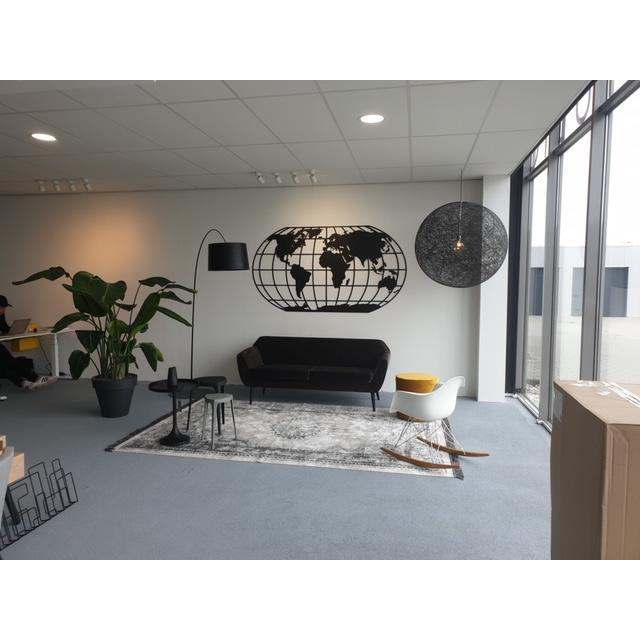 The Globe Midnight Black Zwart MDF 120x60 cm houten cadeau decoratie relatiegeschenk van WoodWideCities