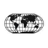 The Globe Midnight Black Zwart MDF 120x60 cm houten cadeau decoratie relatiegeschenk van WoodWideCities