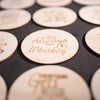 Whiskey Quotes Onderzetters Whisky Festival Edition houten cadeau decoratie relatiegeschenk van WoodWideCities