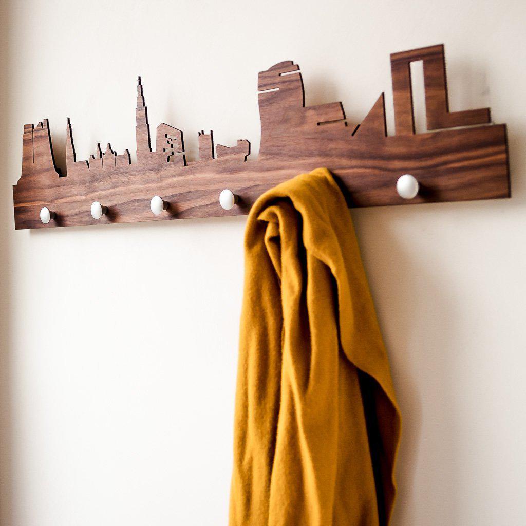 WoodWideCities cadeaukaart houten cadeau decoratie relatiegeschenk van WoodWideCities