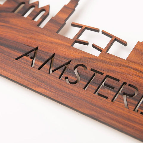 WoodWideCities cadeaukaart houten cadeau decoratie relatiegeschenk van WoodWideCities