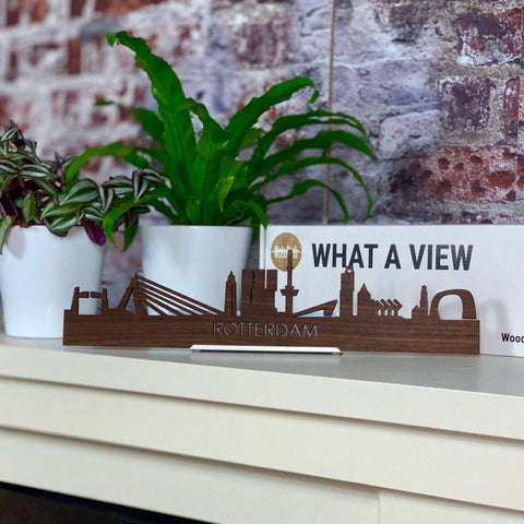 WoodWideCities cadeaukaart houten cadeau decoratie relatiegeschenk van WoodWideCities